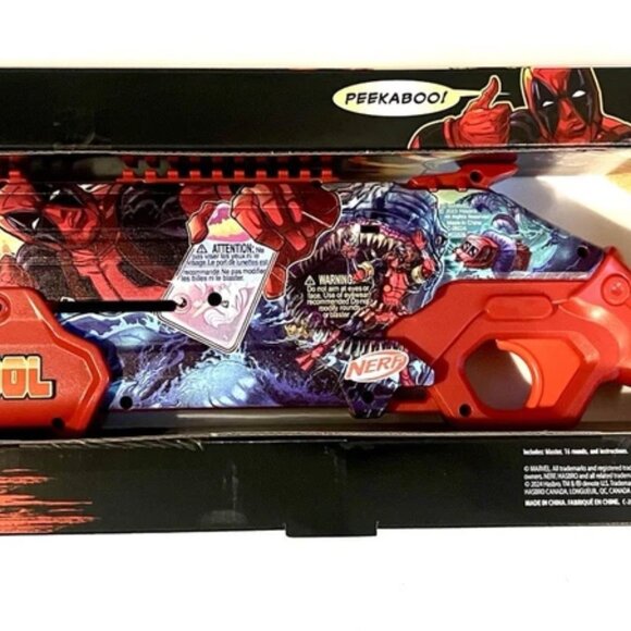 NEW Nerf Rival Marvel Deadpool Pump Action Shotgun Blaster + 16 Rounds *Retired - Picture 6 of 7